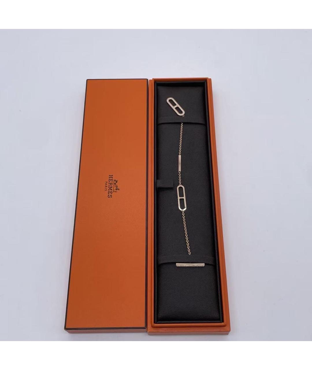HERMES Золотой браслет из розового золота, фото 2