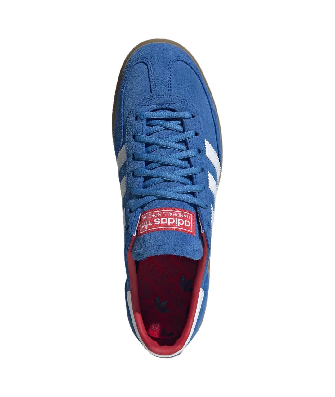 ADIDAS Синие кожаные низкие кроссовки / кеды, фото 5