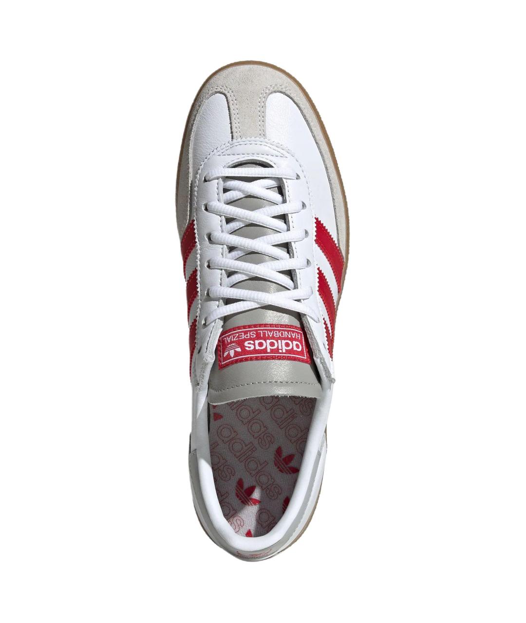 ADIDAS Белые кожаные низкие кроссовки / кеды, фото 3