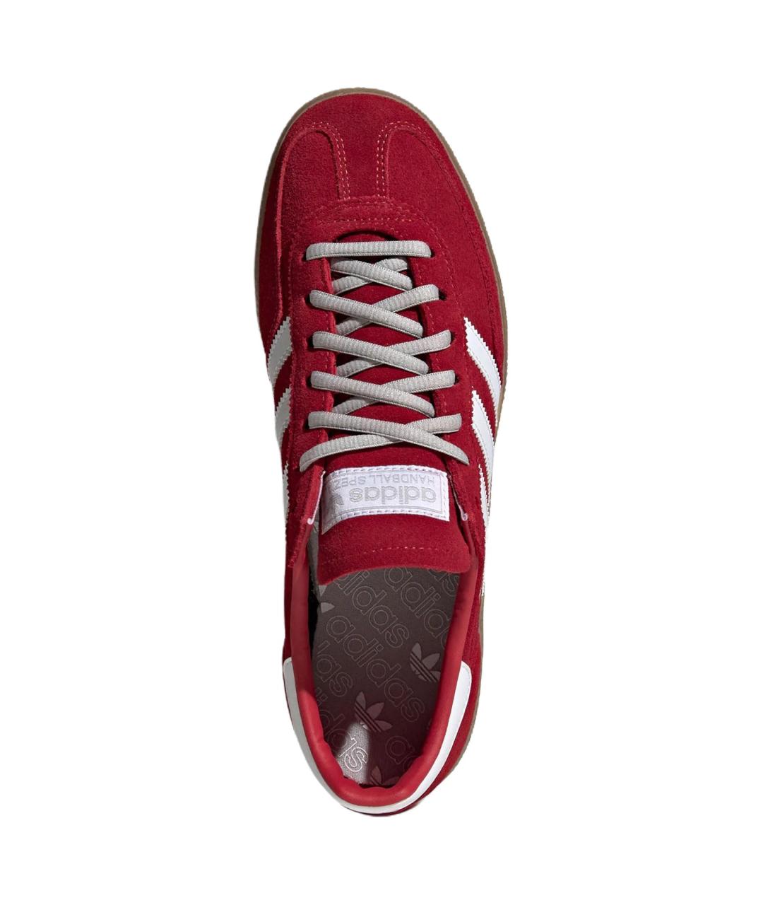 ADIDAS Красные замшевые низкие кроссовки / кеды, фото 3