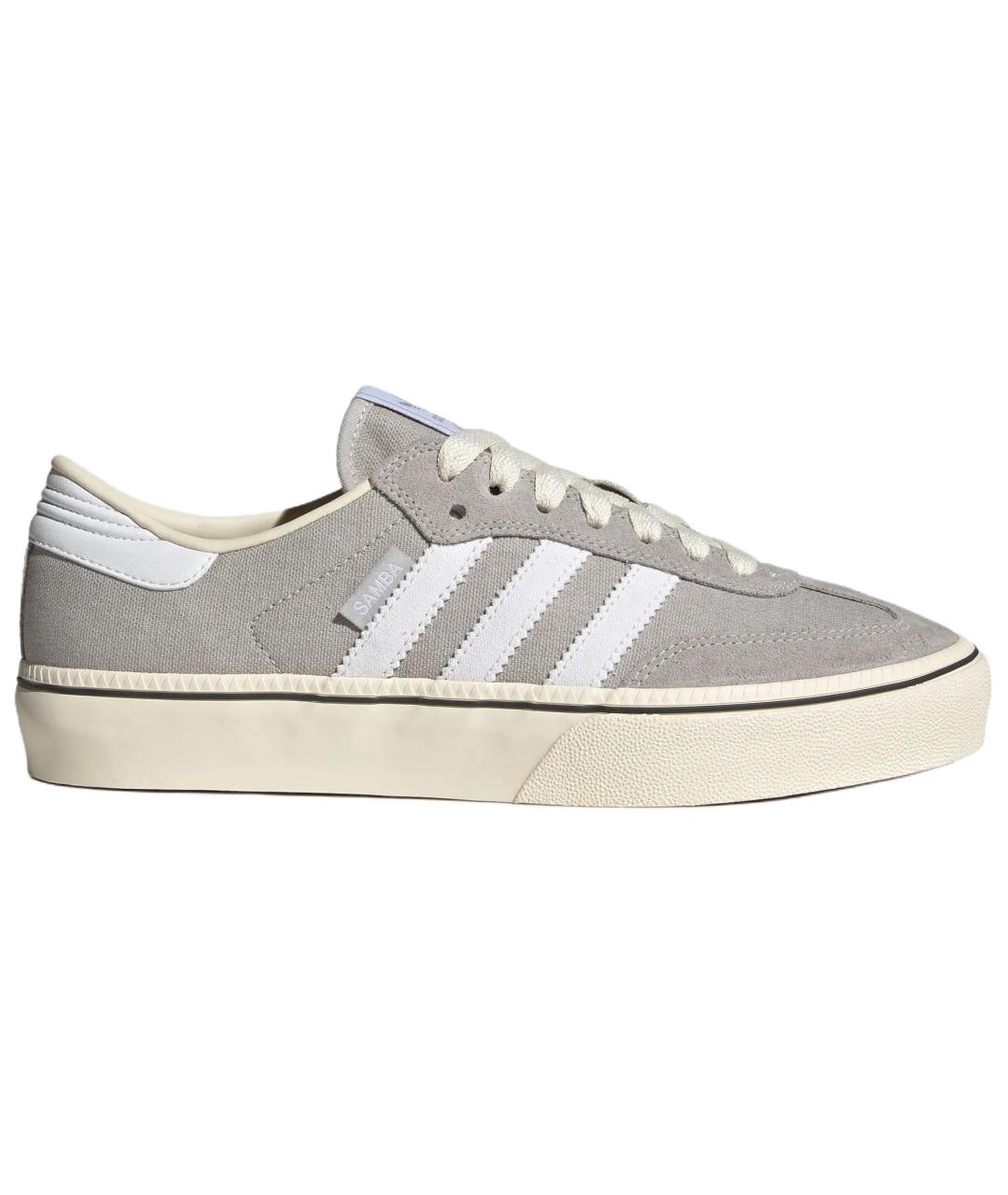 ADIDAS Серые кожаные кеды, фото 1