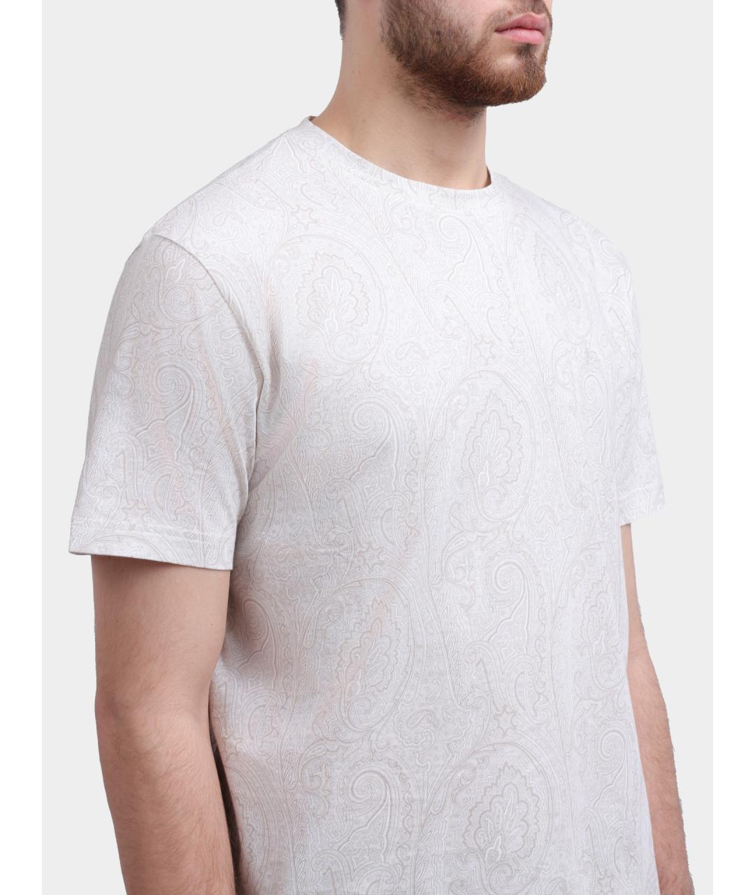 ETRO Бежевая футболка, фото 5