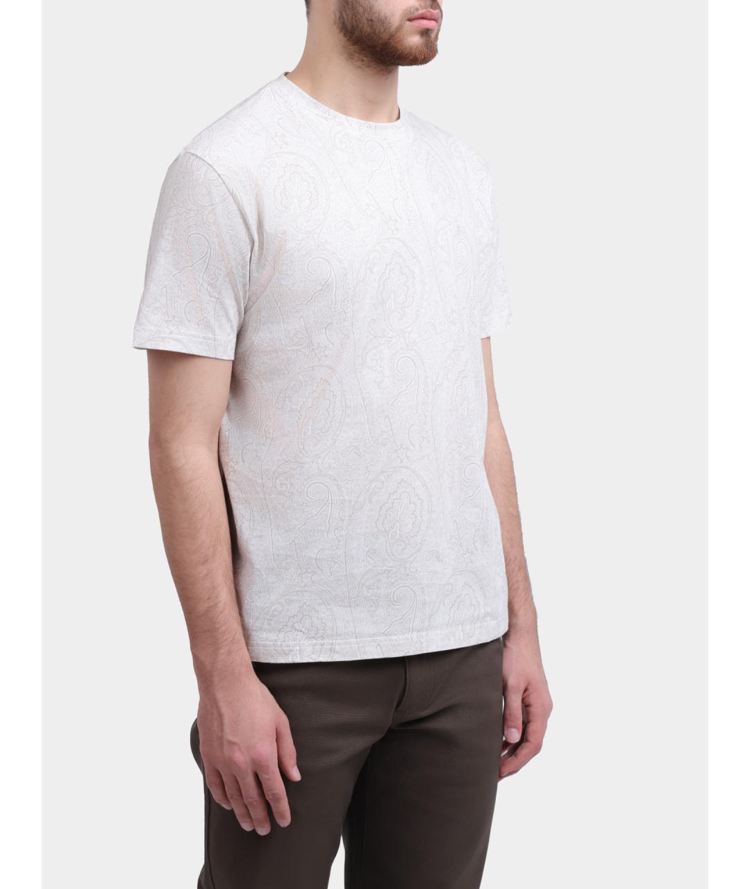 ETRO Бежевая футболка, фото 4