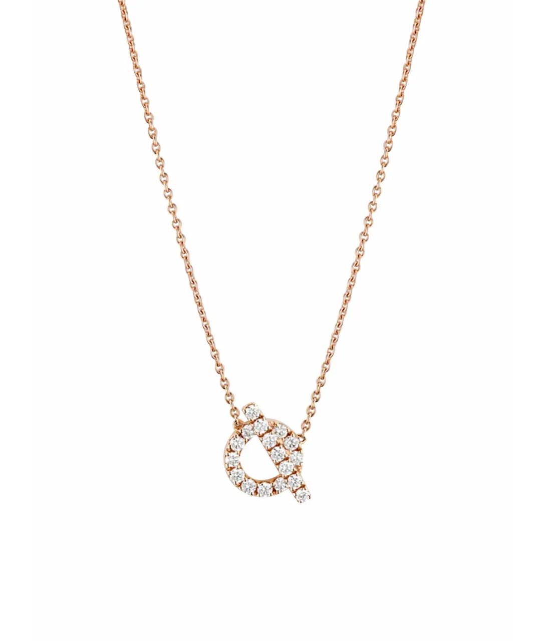 HERMES Золотое колье из розового золота, фото 1