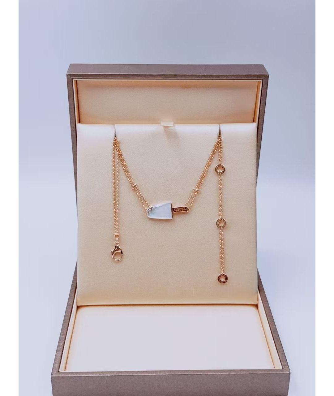 BVLGARI Золотое колье из розового золота, фото 2