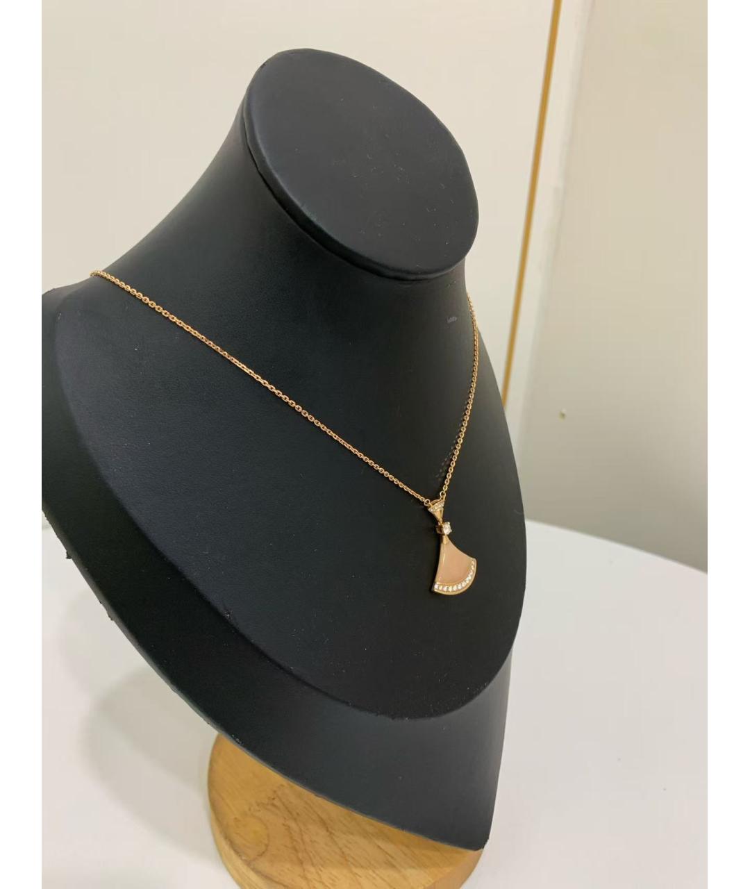BVLGARI Золотое колье из розового золота, фото 3