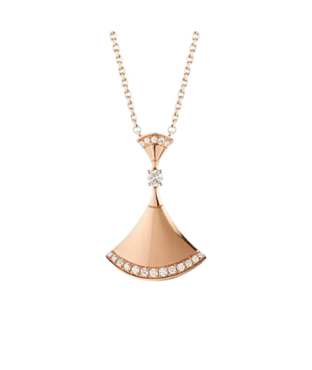 BVLGARI Золотое колье из розового золота, фото 1