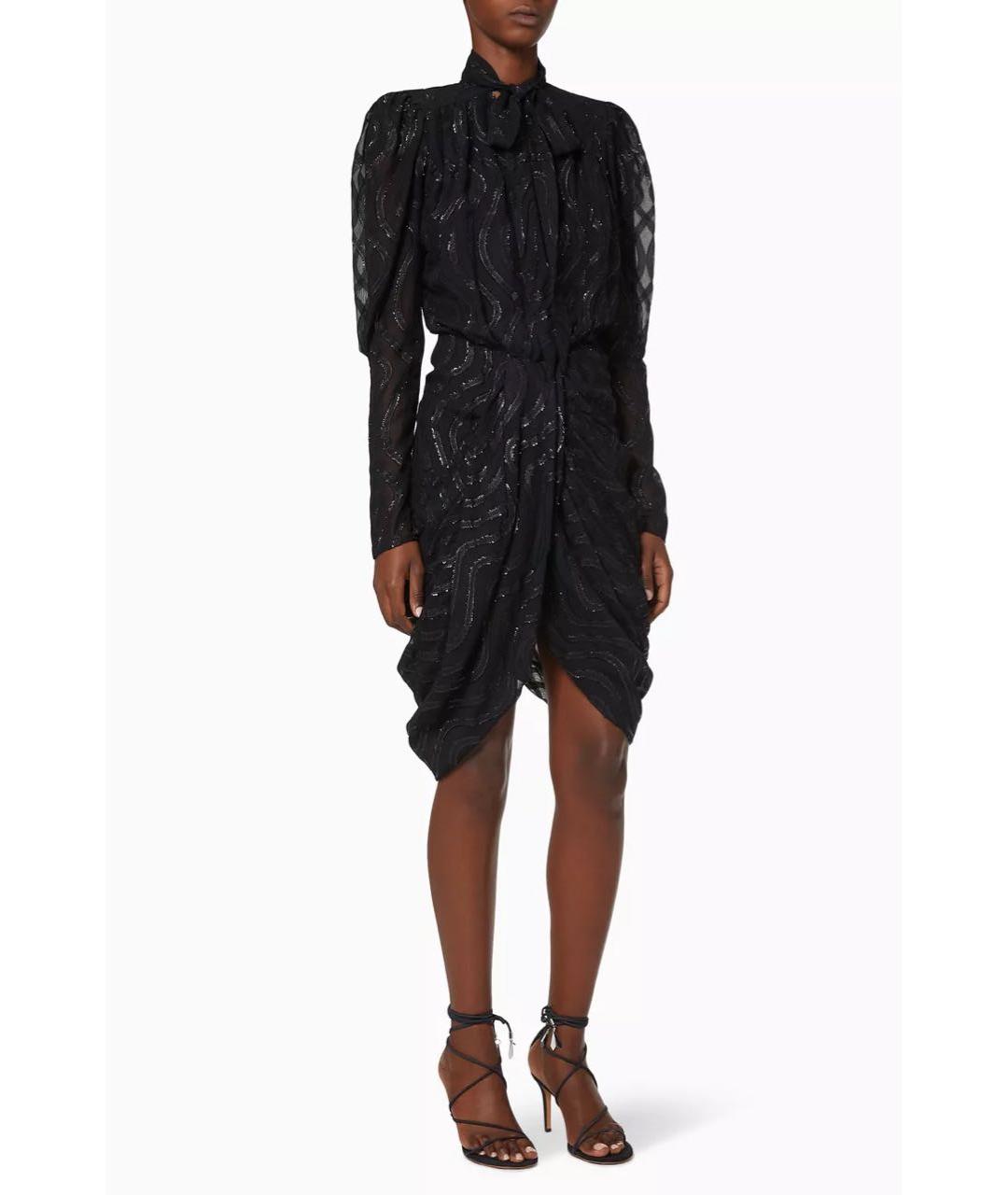 ISABEL MARANT Черное коктейльное платье, фото 4