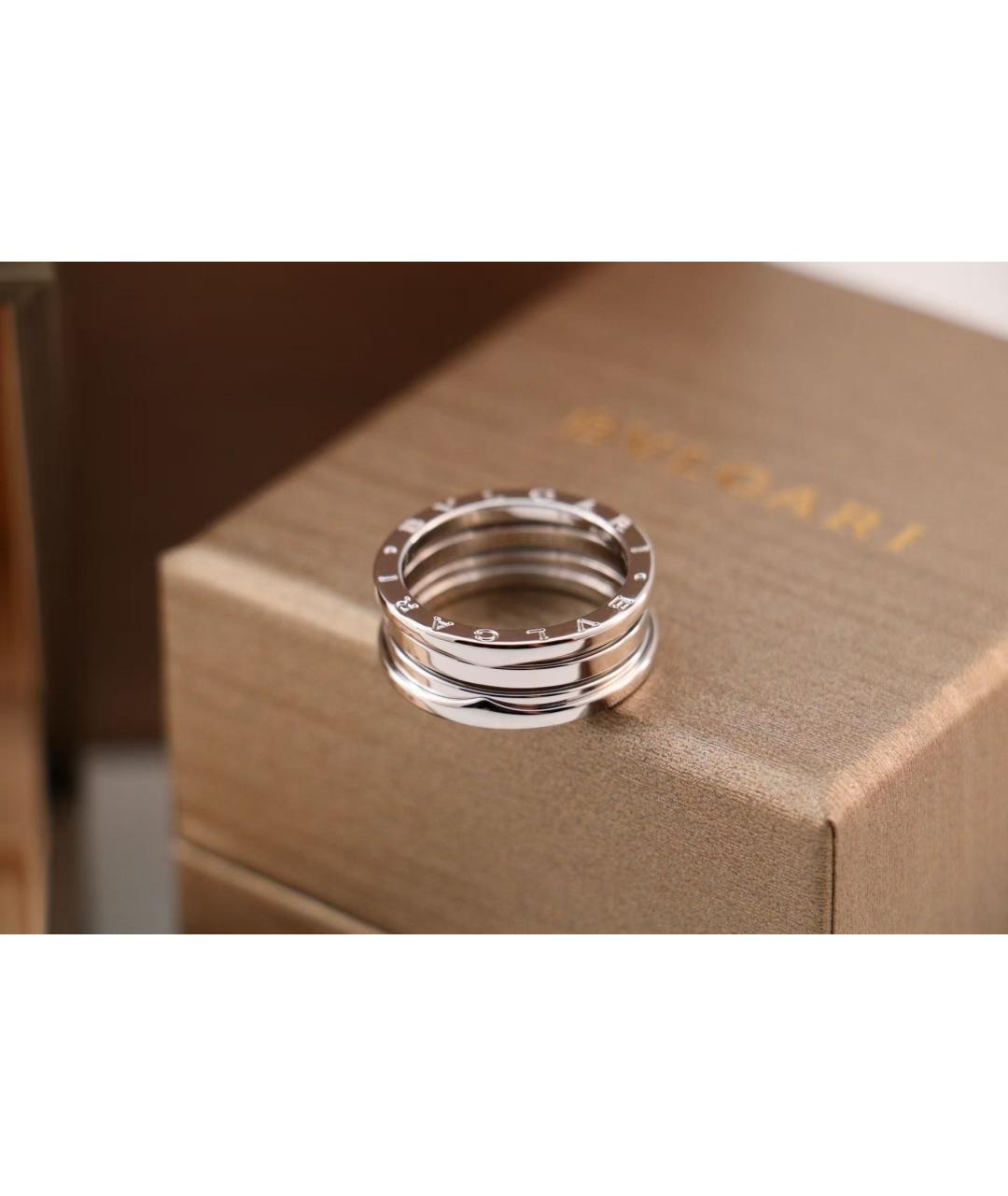 BVLGARI Серебряное кольцо из белого золота, фото 4