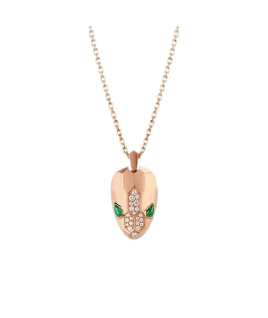 BVLGARI Золотое колье из розового золота, фото 1