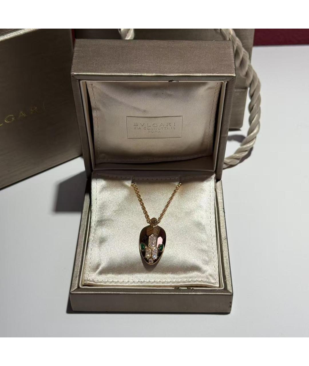 BVLGARI Золотое колье из розового золота, фото 4