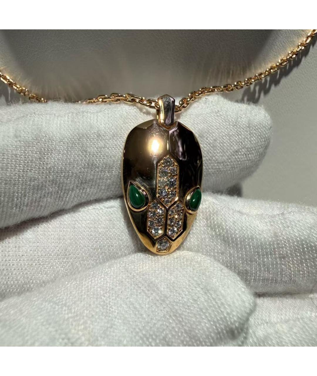 BVLGARI Золотое колье из розового золота, фото 5