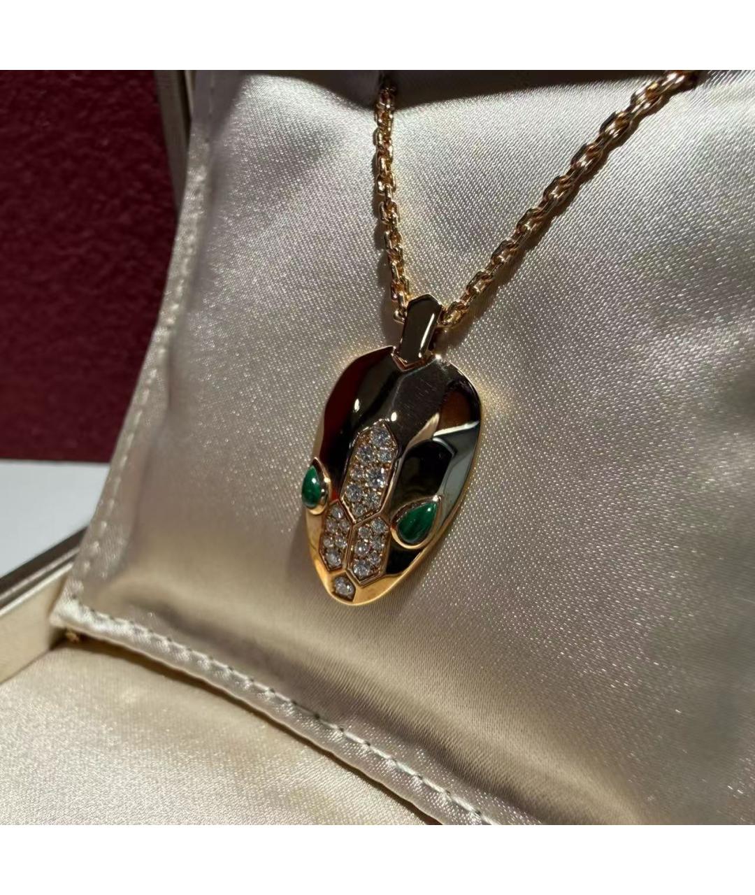 BVLGARI Золотое колье из розового золота, фото 3