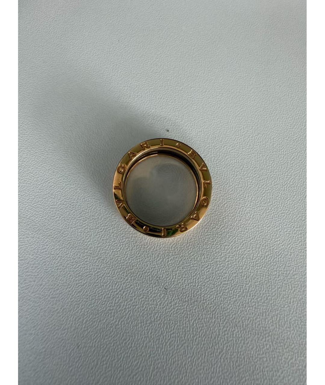 BVLGARI Черное кольцо из розового золота, фото 3