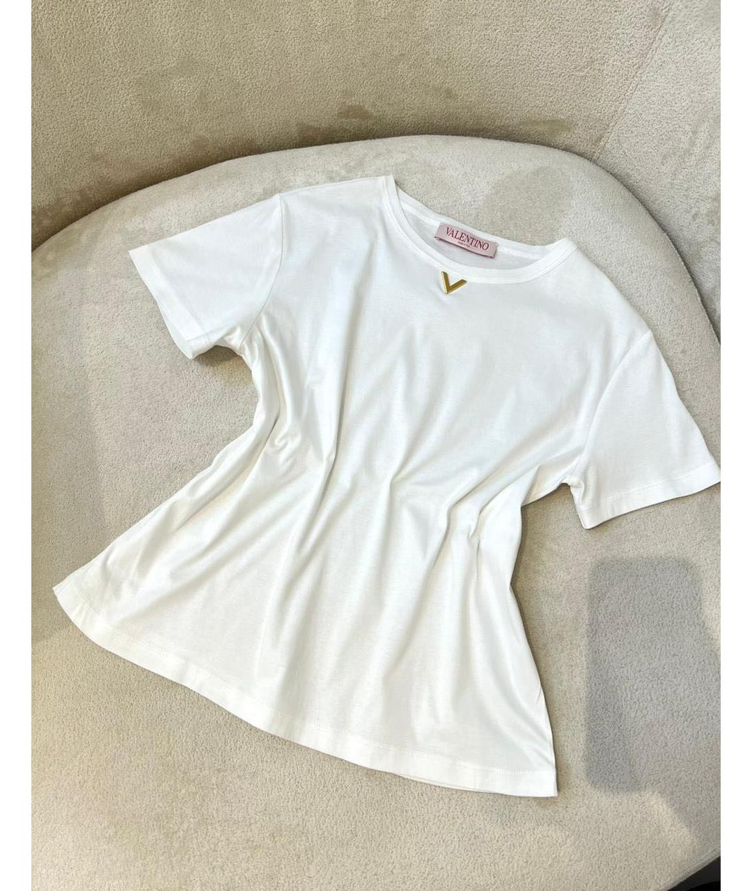 VALENTINO Белая футболка, фото 6