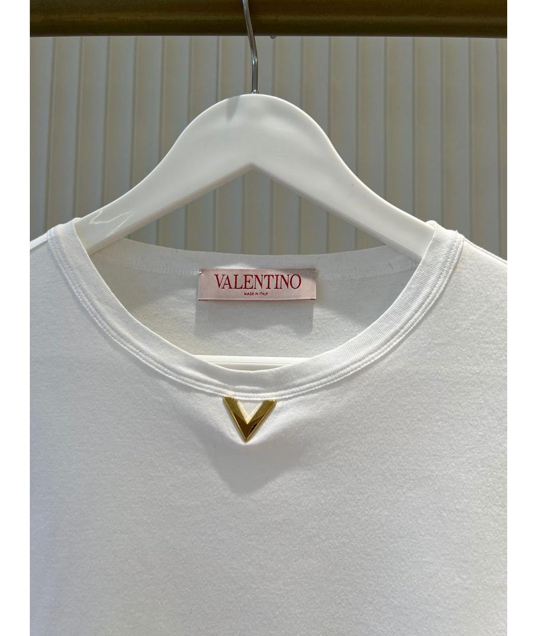 VALENTINO Белая футболка, фото 3