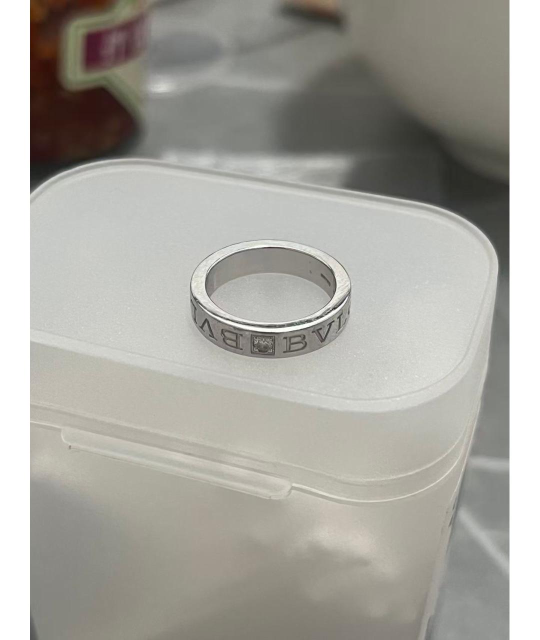 BVLGARI Серебряное кольцо из белого золота, фото 2