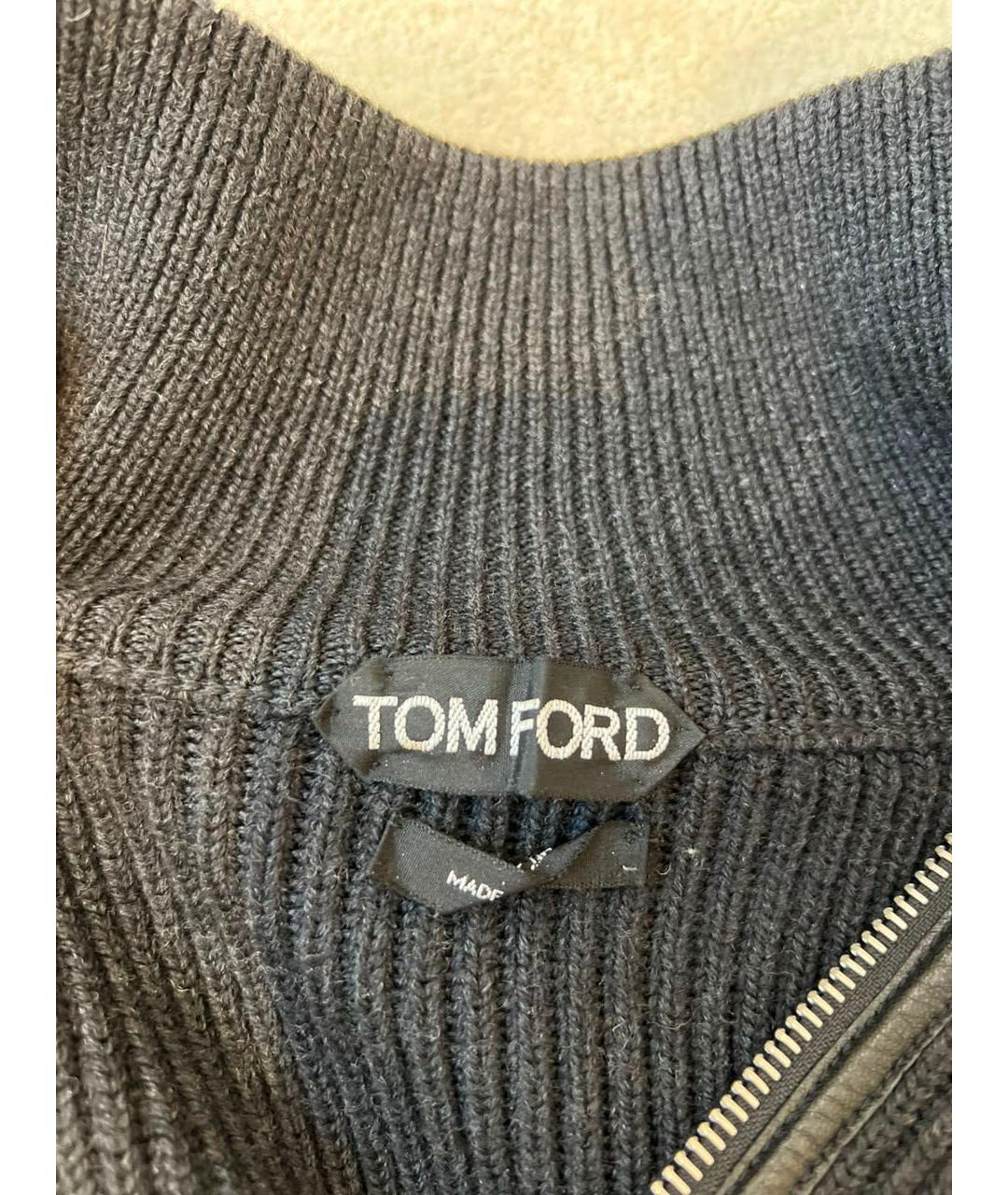 TOM FORD Черный джемпер / свитер, фото 3