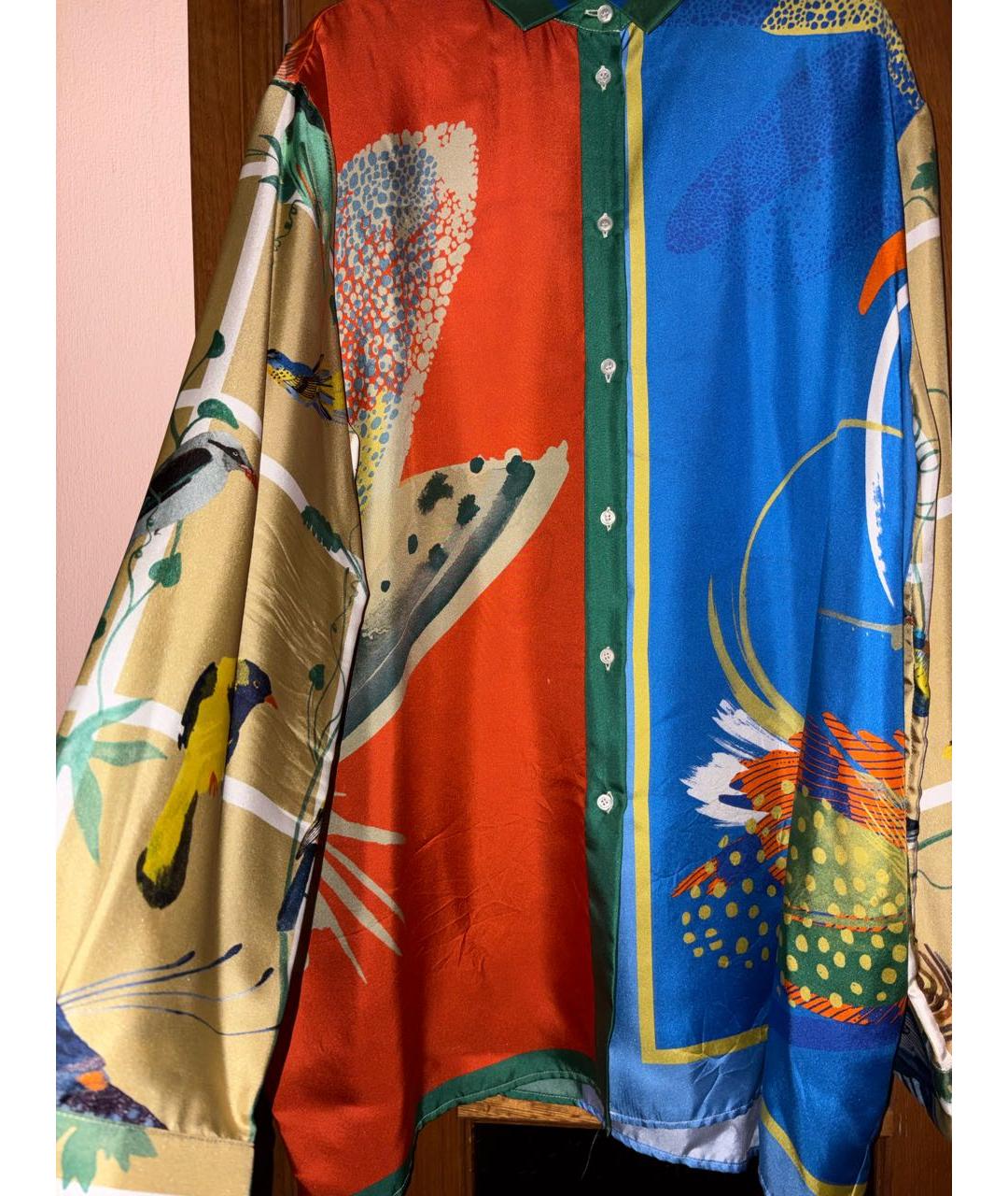 WEEKEND MAX MARA Мульти шелковая блузы, фото 2