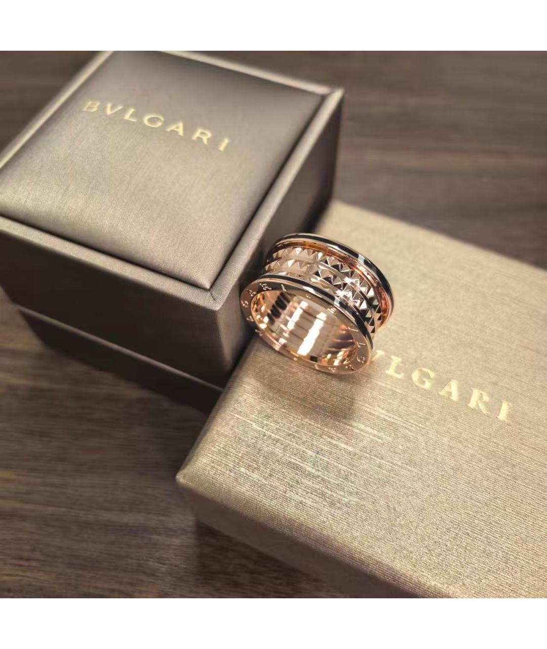 BVLGARI Золотое кольцо из розового золота, фото 3