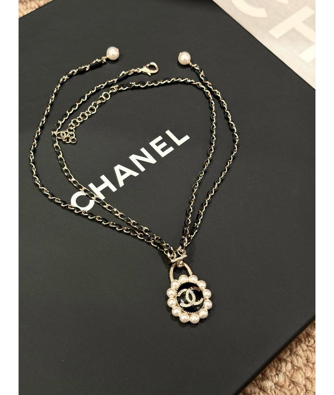 CHANEL Серебряное колье, фото 3