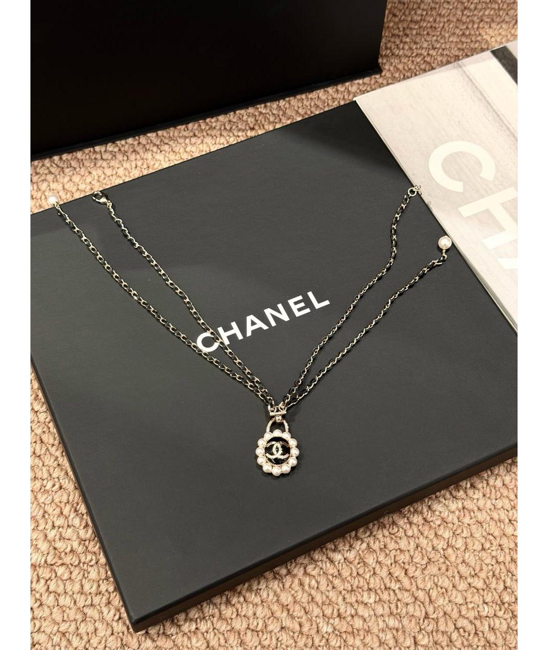 CHANEL Серебряное колье, фото 2
