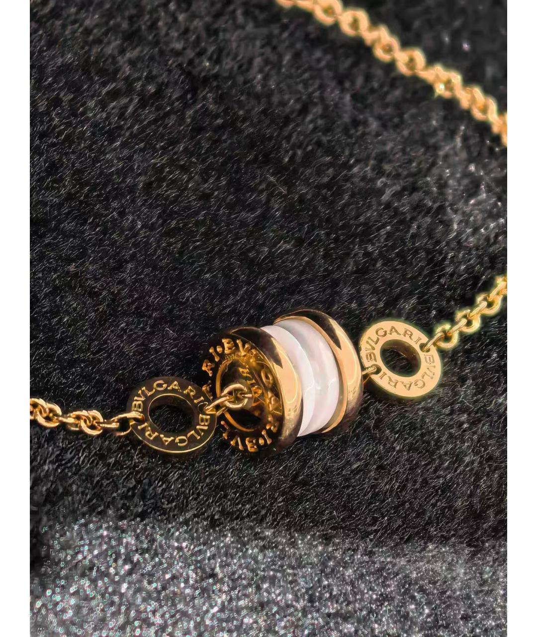BVLGARI Белый браслет из розового золота, фото 2