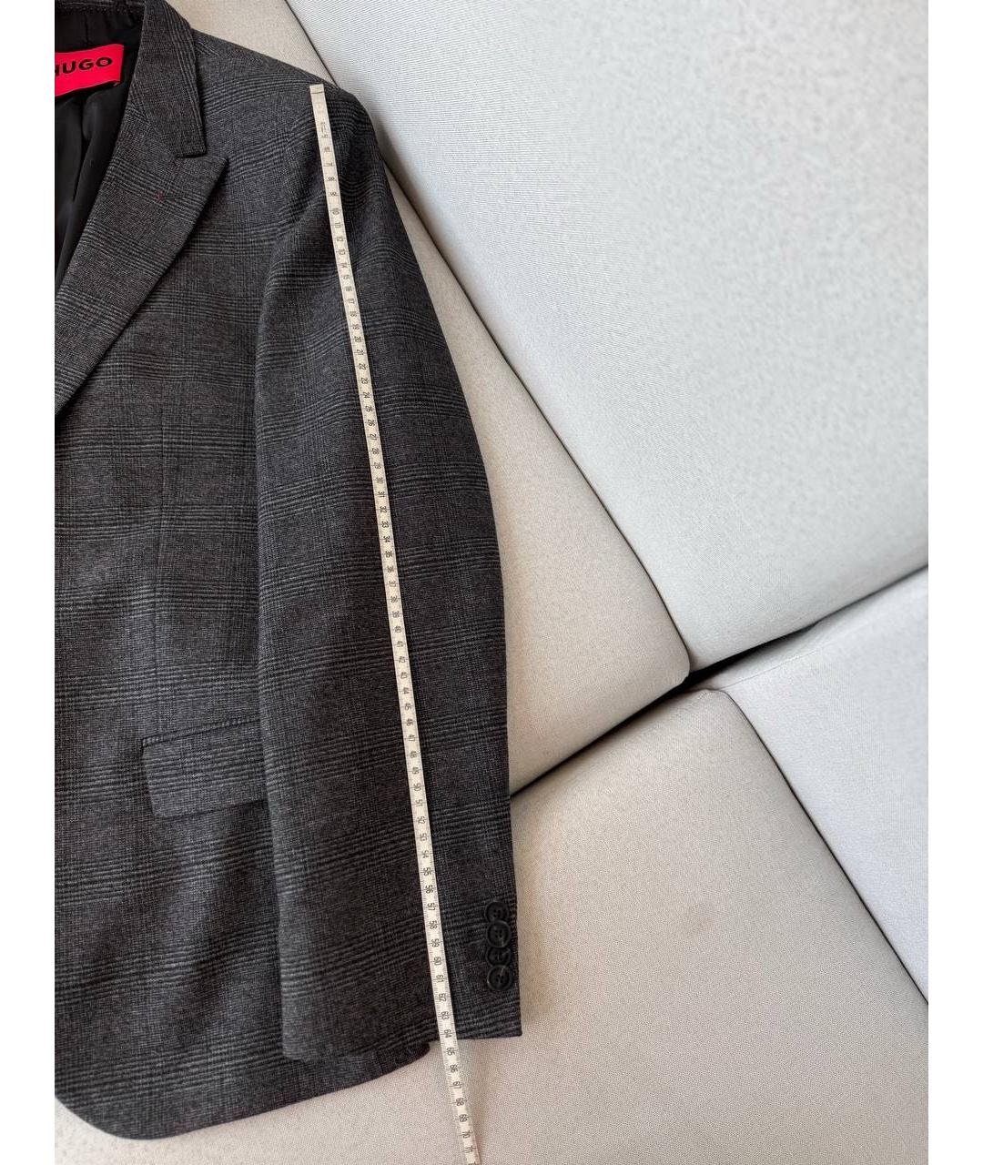 HUGO BOSS Серый костюм-тройка, фото 7