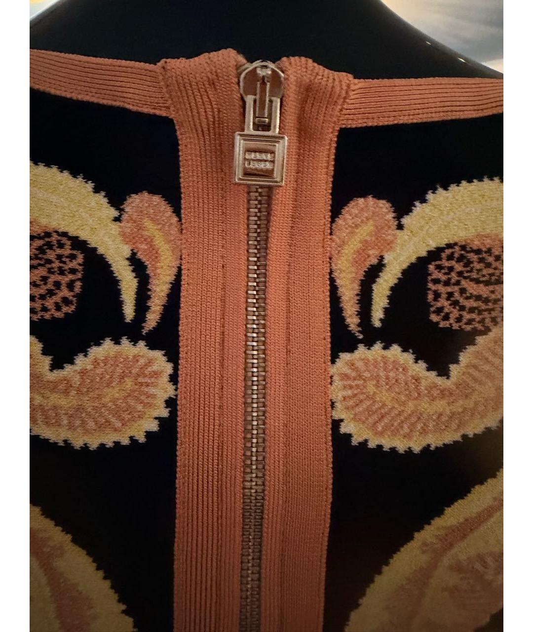 HERVE LEGER Коралловое вискозное коктейльное платье, фото 4