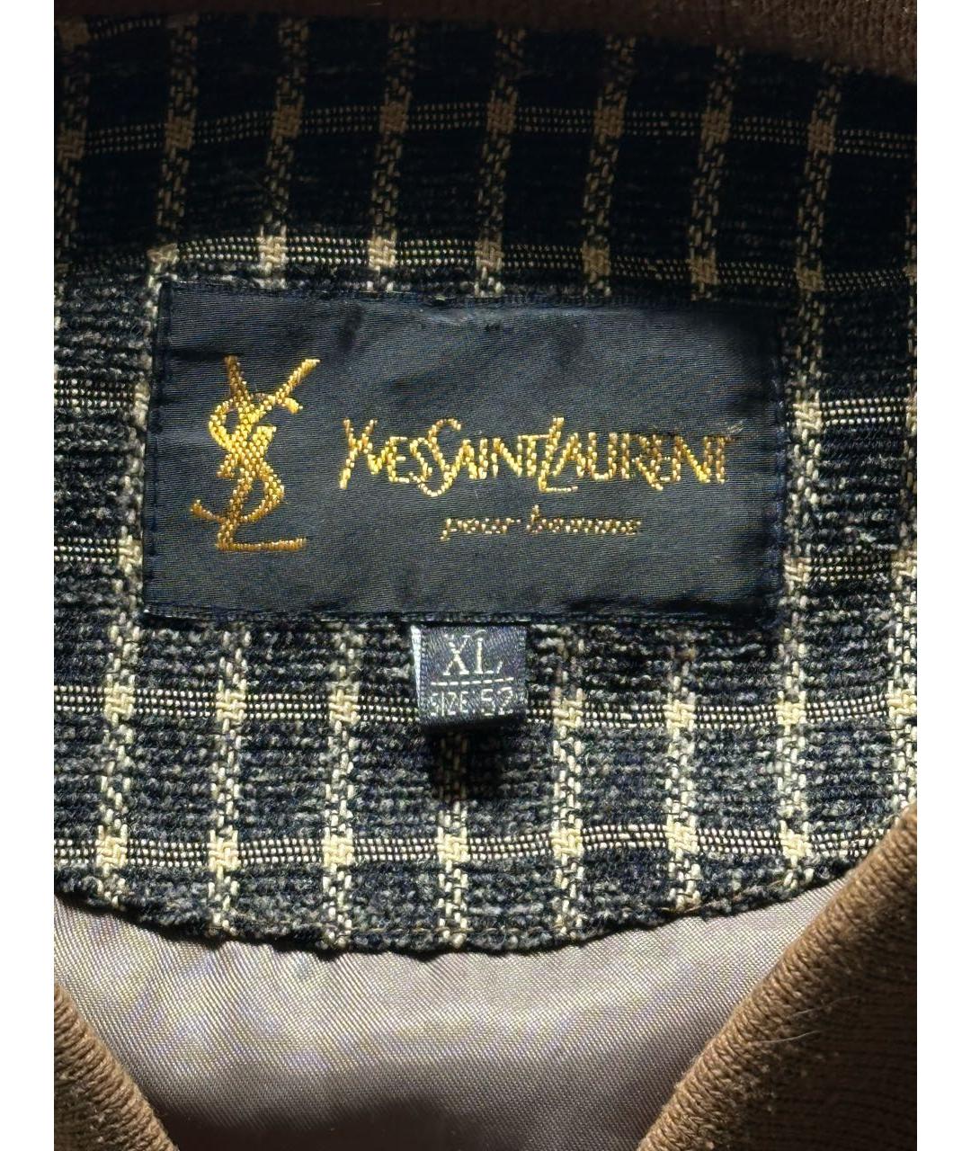 YVES SAINT LAURENT BEAUTY Золотая полиэстеровая куртка, фото 3