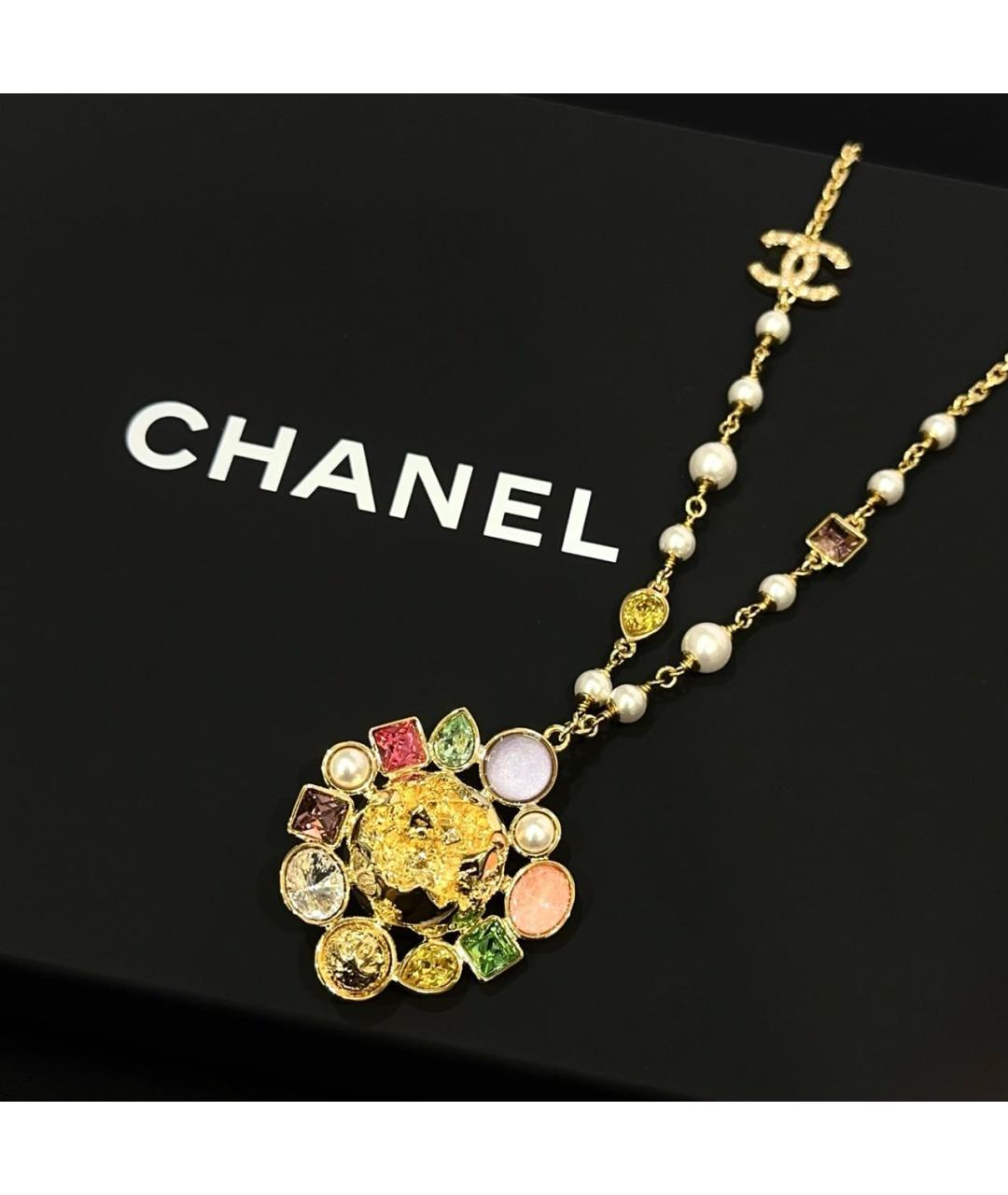 CHANEL Золотое колье, фото 4