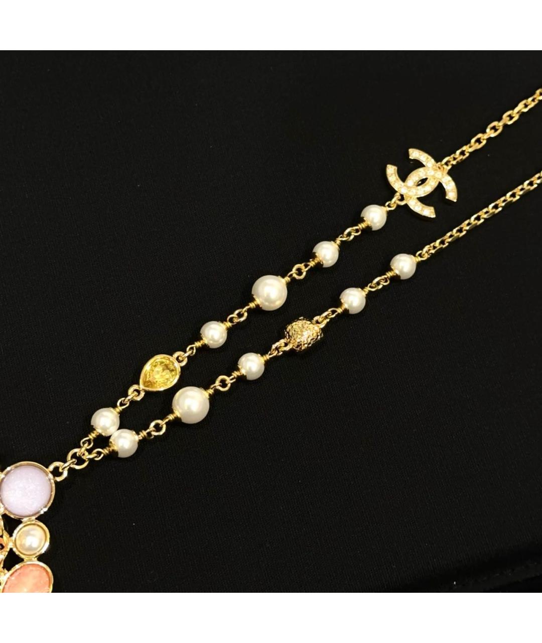 CHANEL Золотое колье, фото 6