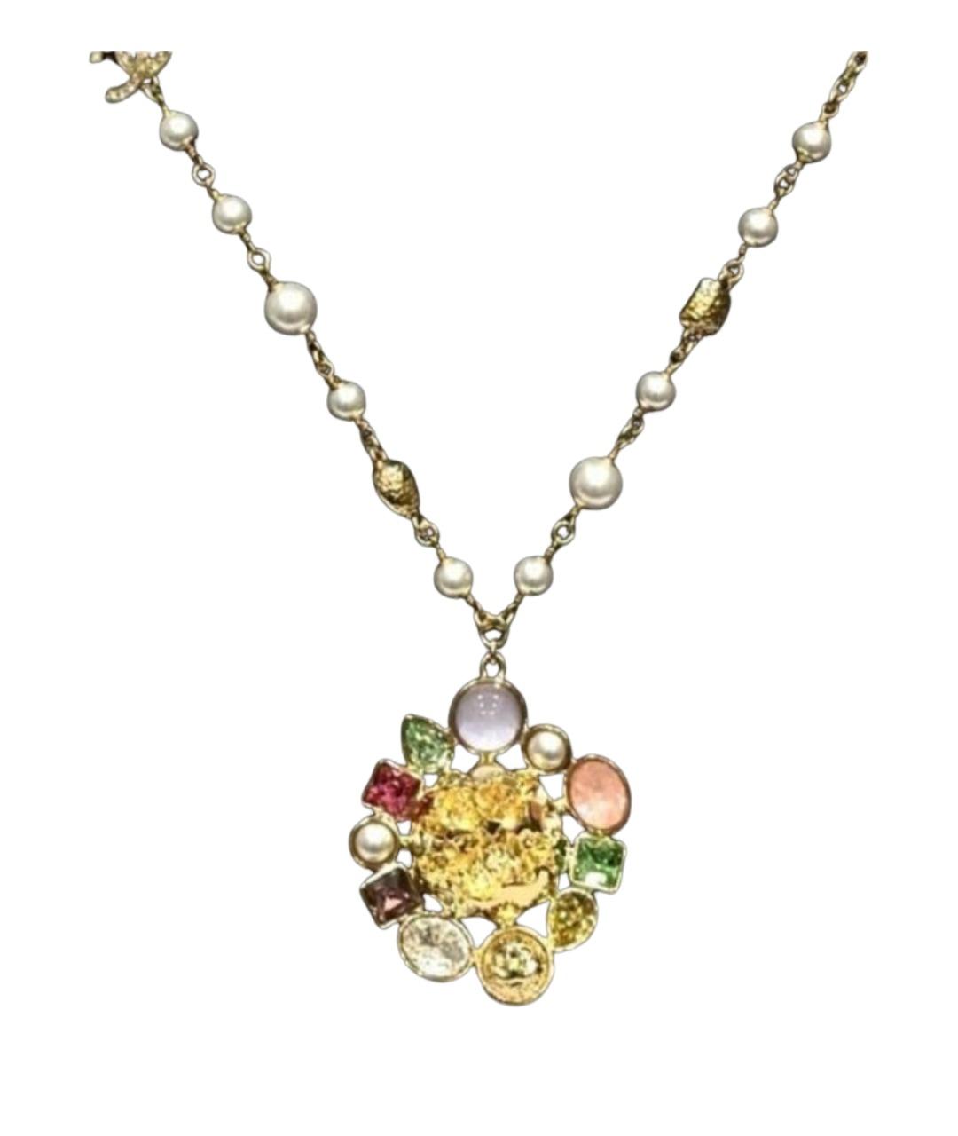 CHANEL Золотое колье, фото 1