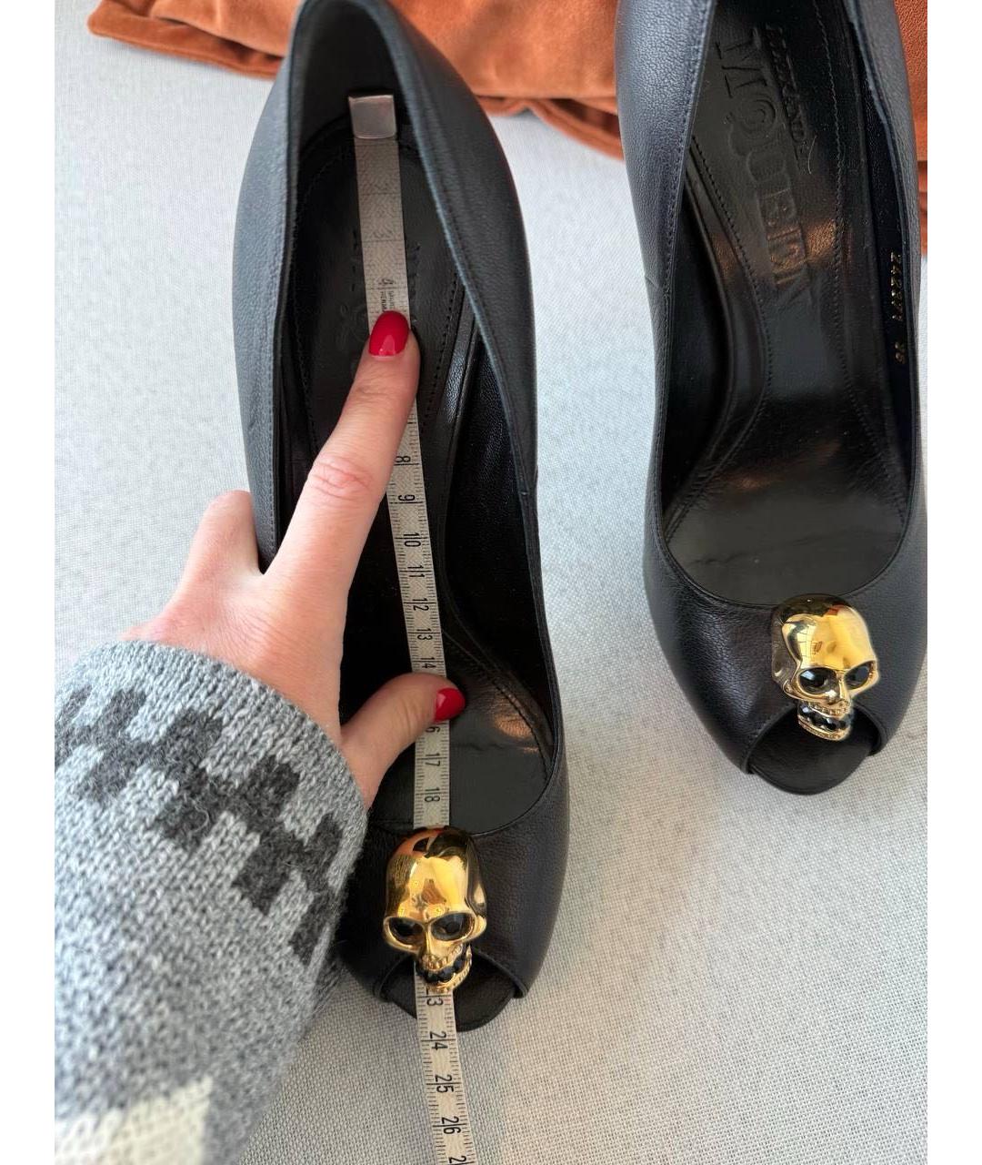 ALEXANDER MCQUEEN Черные туфли, фото 5