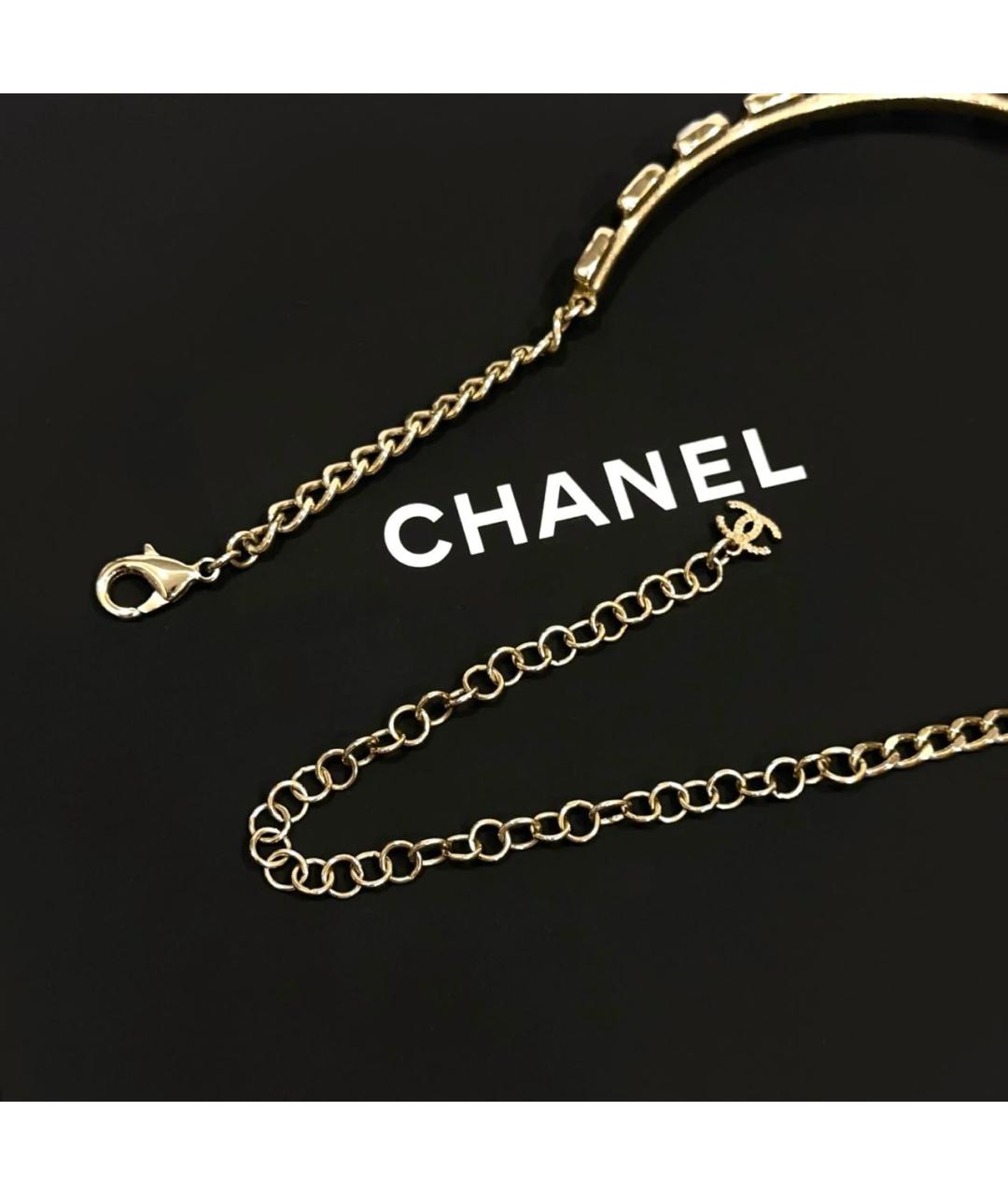 CHANEL Золотое колье, фото 4