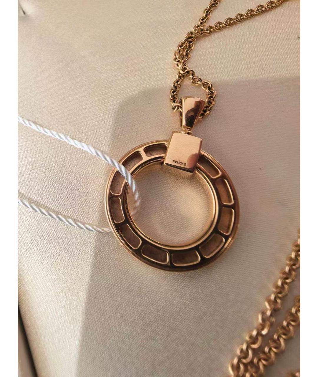 BVLGARI Золотое колье из розового золота, фото 4