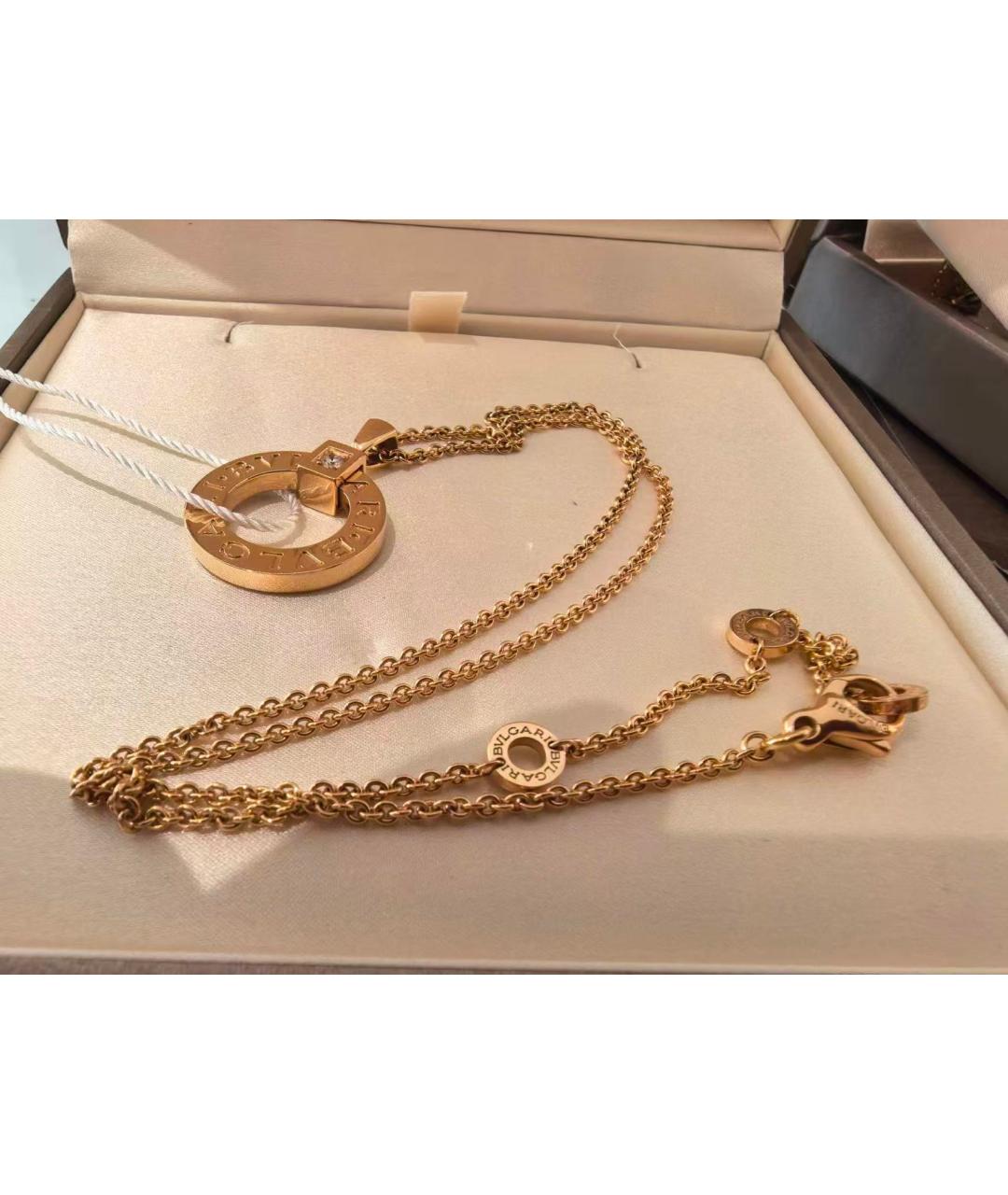 BVLGARI Золотое колье из розового золота, фото 2