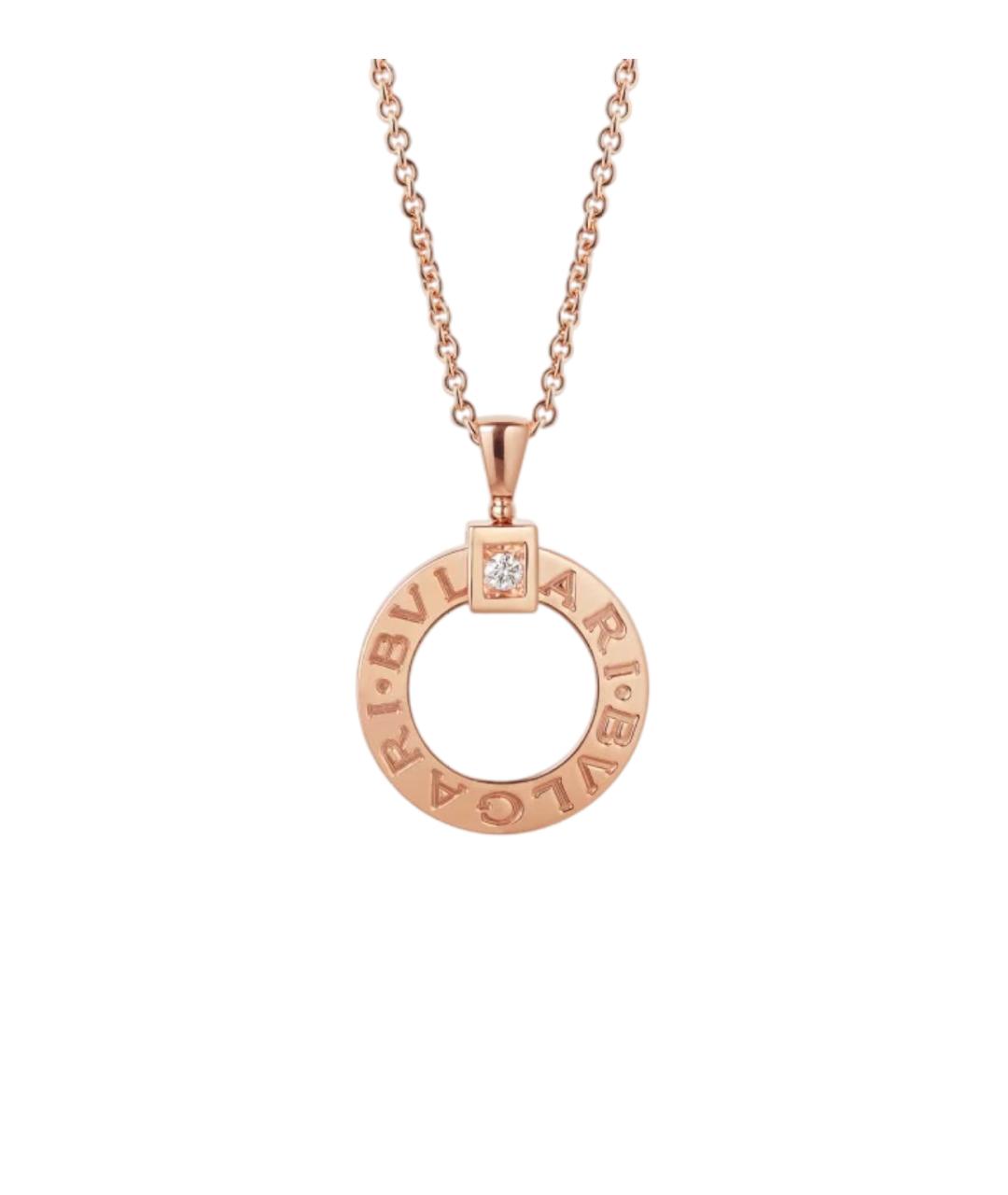 BVLGARI Золотое колье из розового золота, фото 1