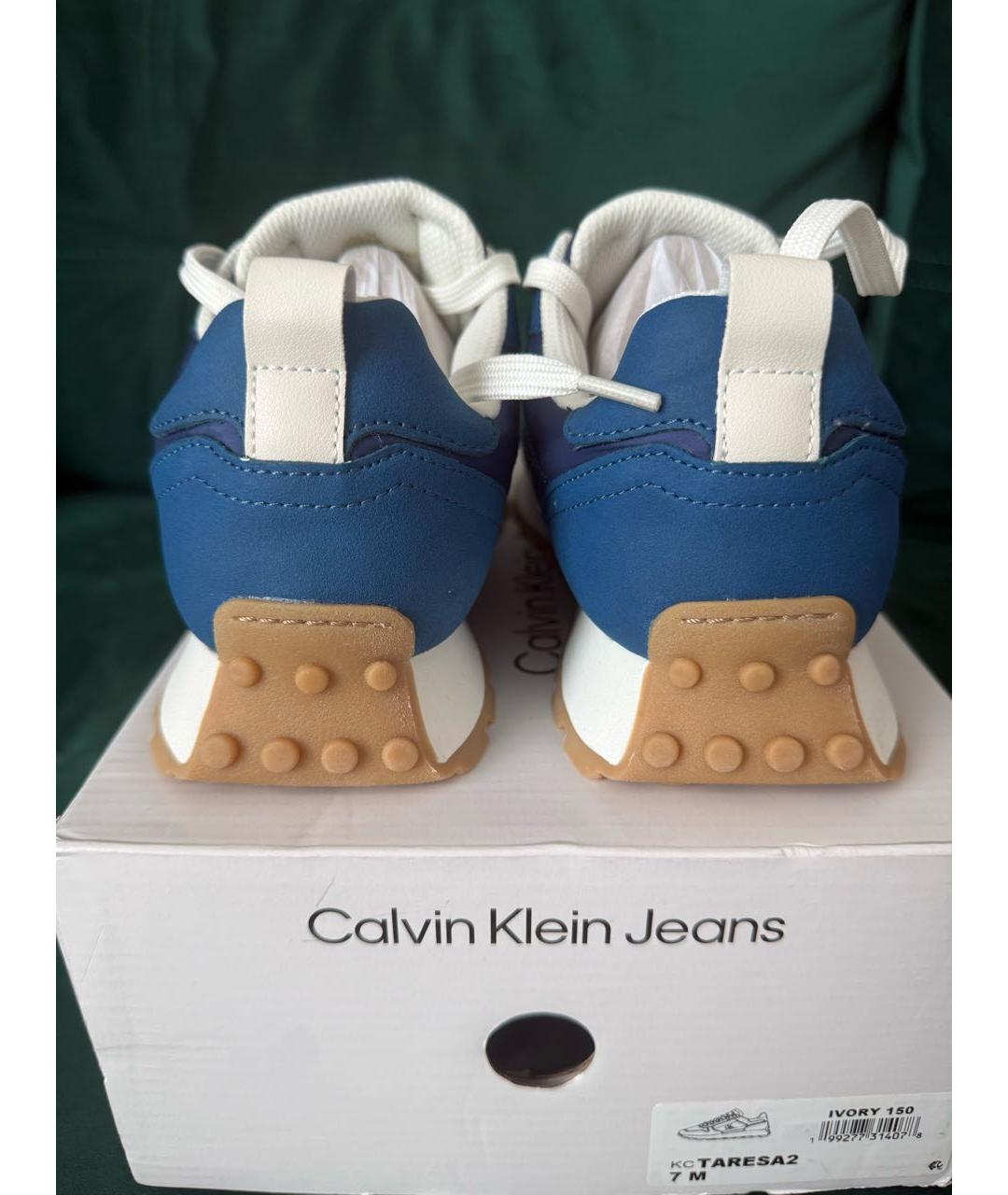 CALVIN KLEIN Синие кроссовки, фото 4