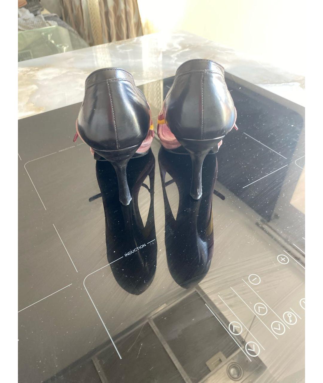 PRADA Розовые босоножки, фото 4