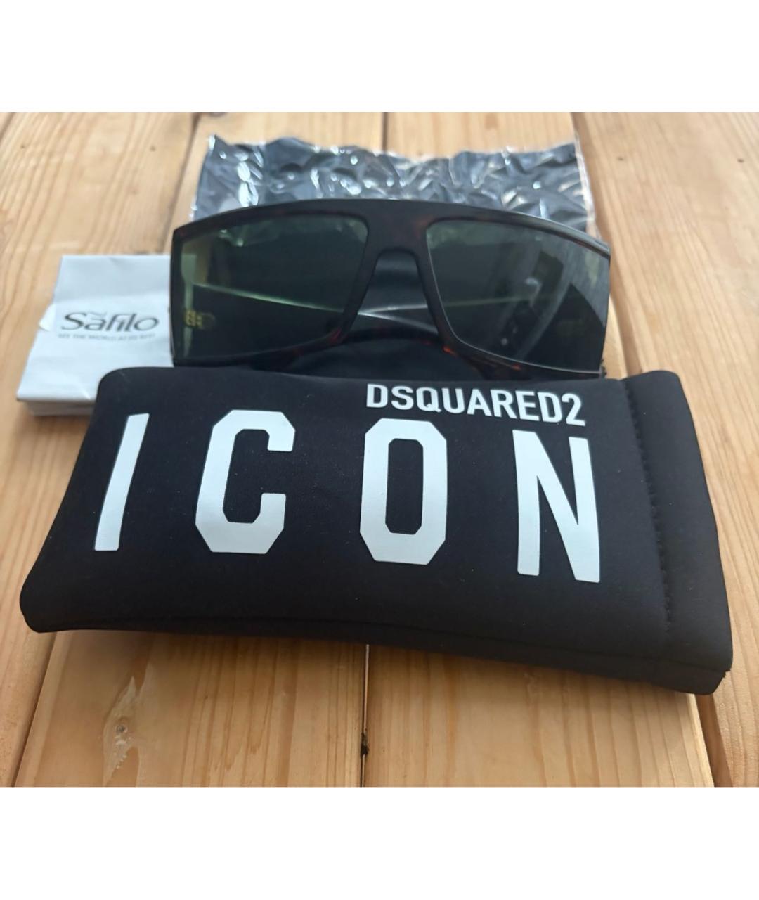 DSQUARED2 Коричневые солнцезащитные очки, фото 4