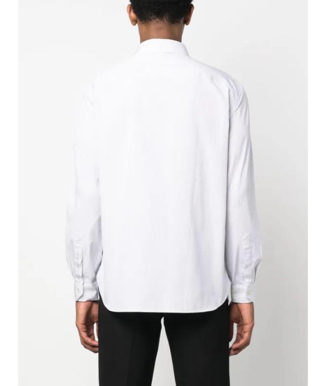 SAINT LAURENT Белая хлопковая классическая рубашка, фото 2