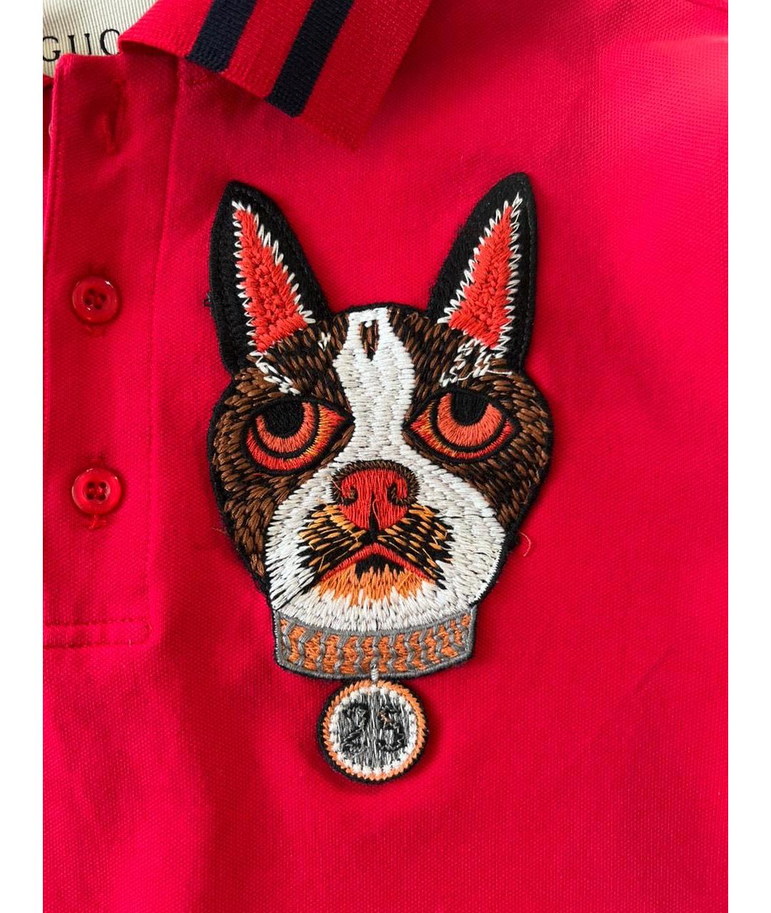 GUCCI Красная футболка, фото 8