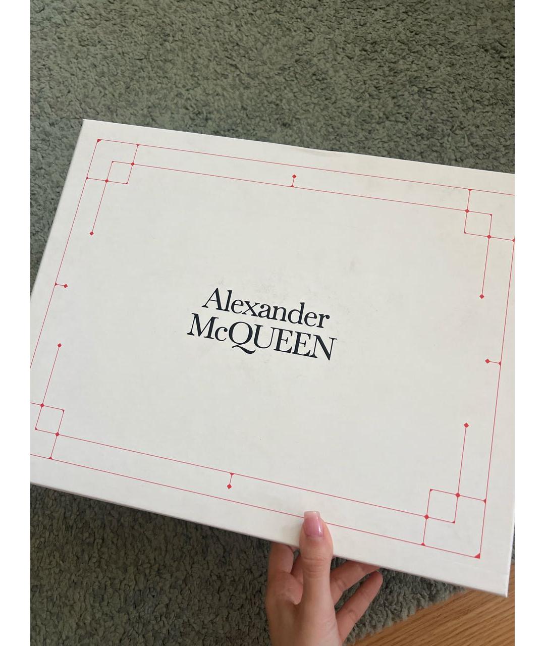 ALEXANDER MCQUEEN Черные кожаные лоферы, фото 3