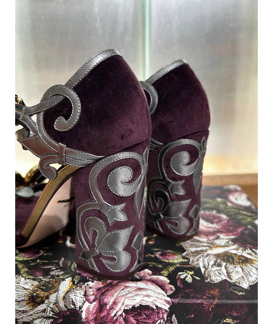 DOLCE&GABBANA Мульти босоножки, фото 5