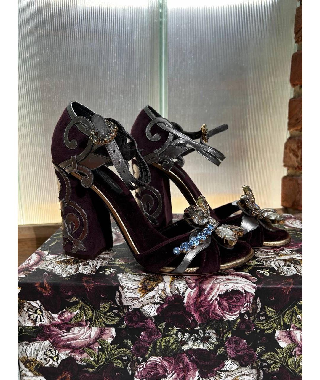 DOLCE&GABBANA Мульти босоножки, фото 7