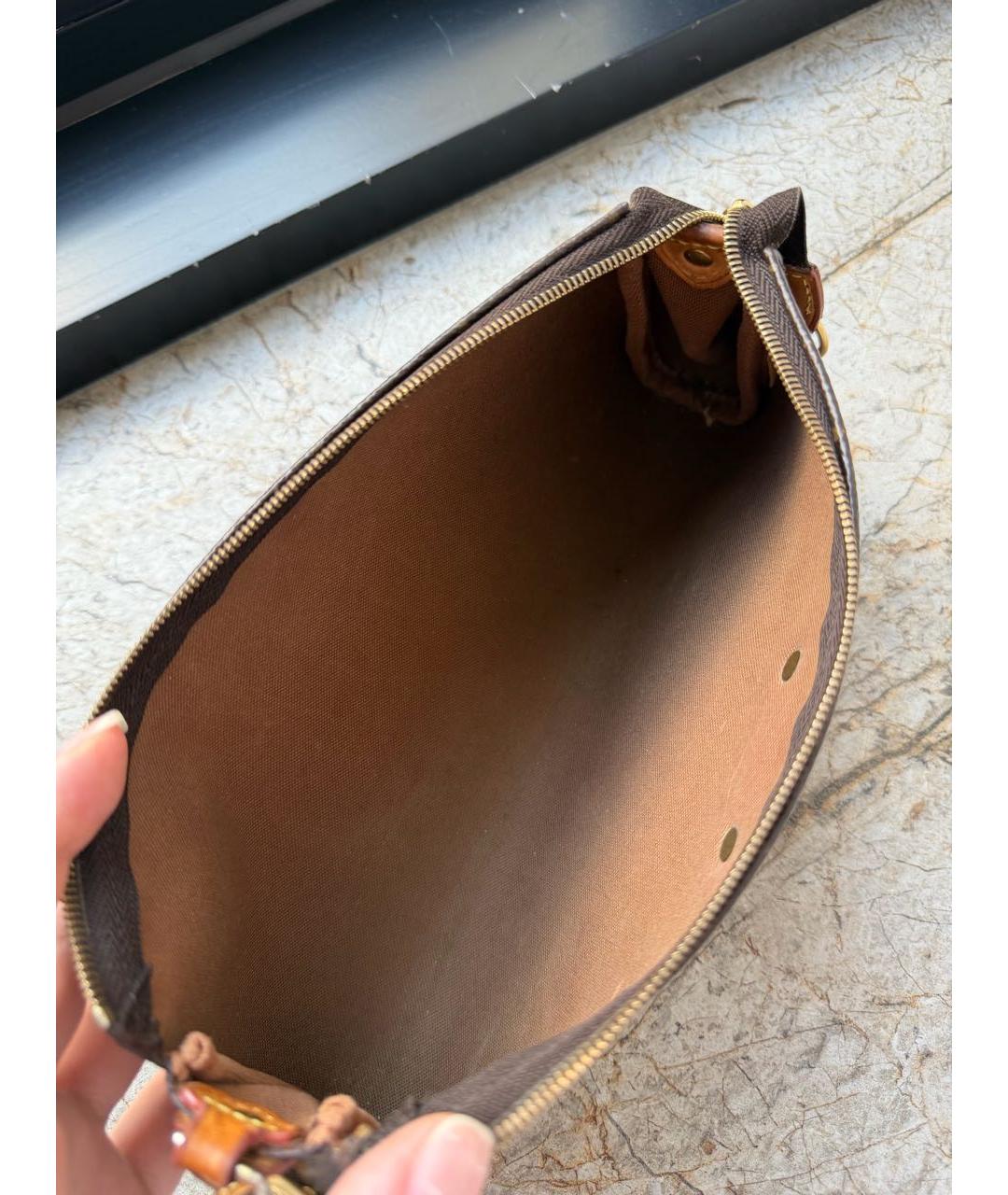 LOUIS VUITTON Коричневая сумка через плечо, фото 4