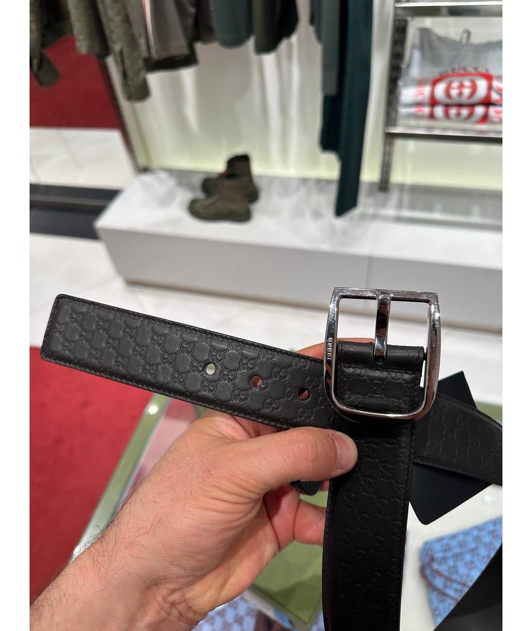 GUCCI Коричневый кожаный ремень, фото 3