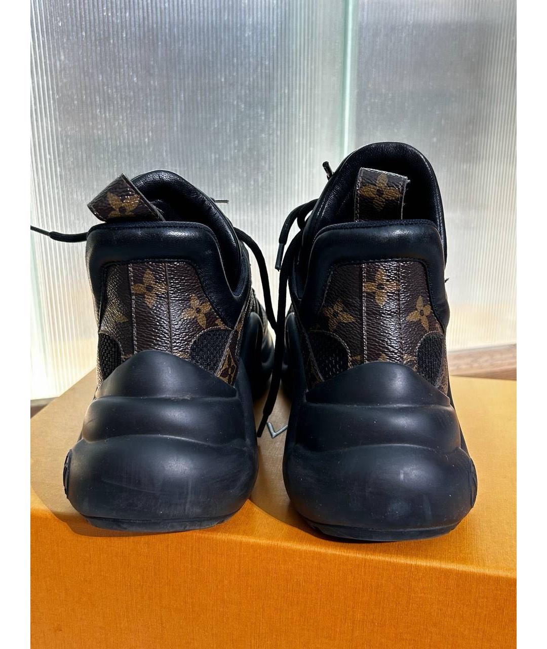 LOUIS VUITTON Коричневые кроссовки, фото 3