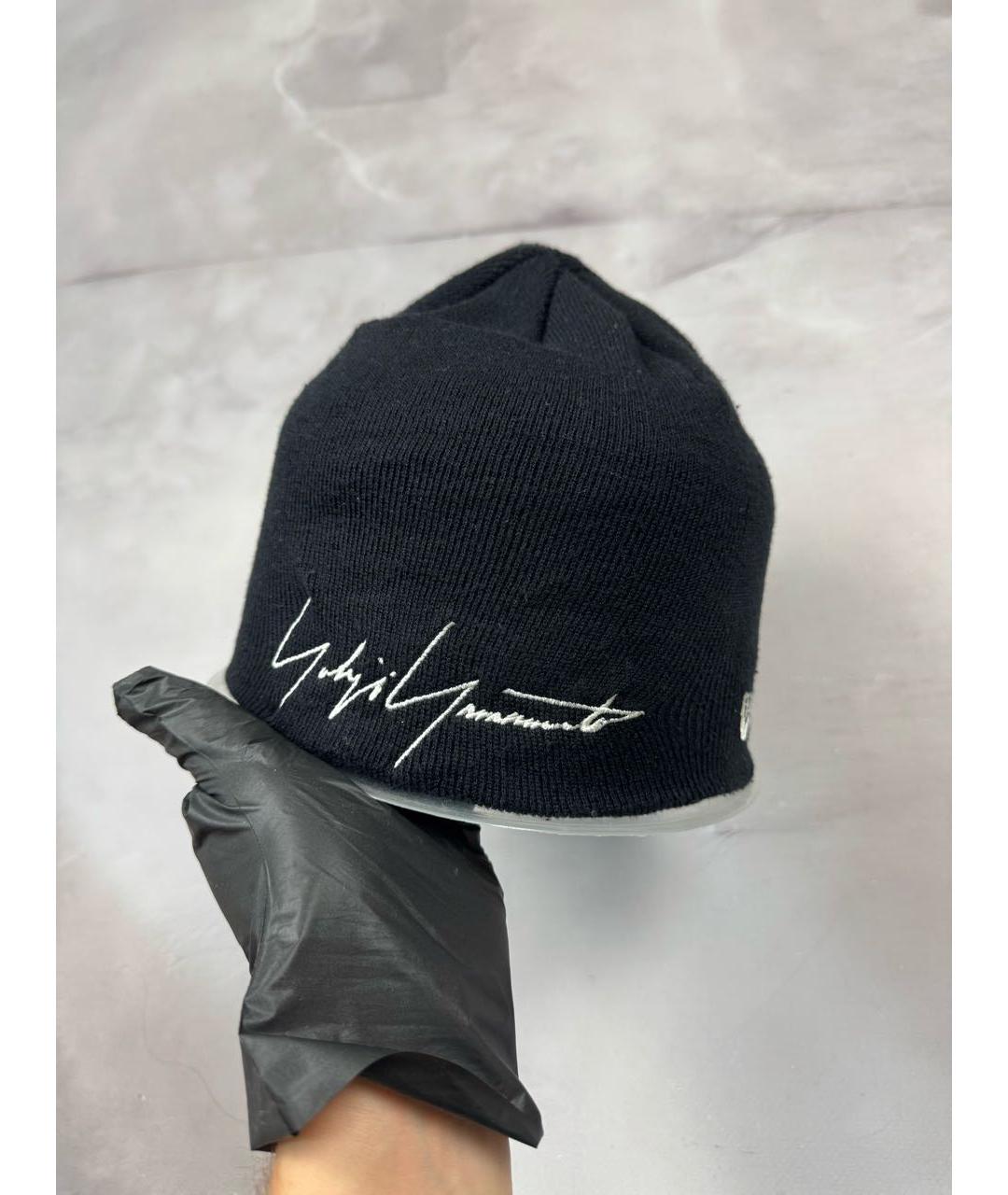 YOHJI YAMAMOTO Черная шапка, фото 2